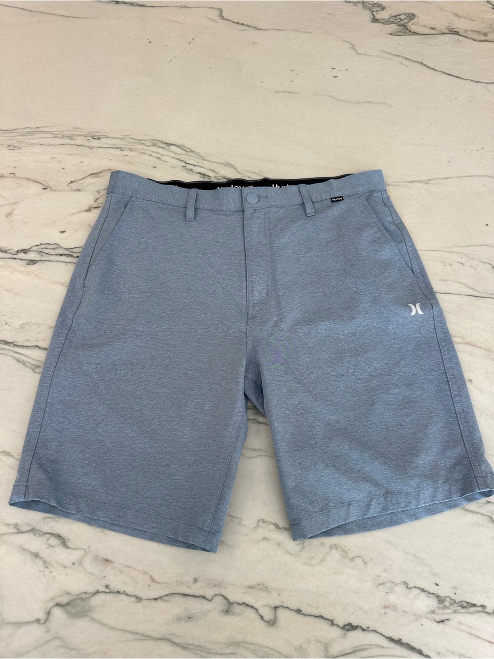 Hurley Men's Light Blue Stretch Hybrid Shorts